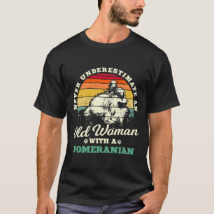 Woman With Pomeranian T-Shirt