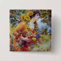 Woman with Summer Bounty