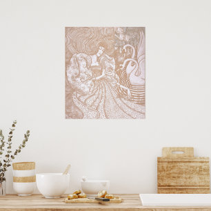 Woman with Swans  by Jan Toorop Poster