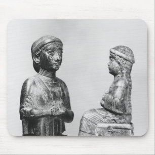 Woman with the shawl mouse pad