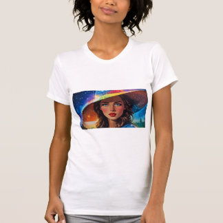 Woman with Unconventional Scissors T-Shirt
