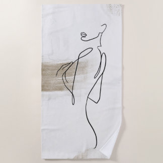 Woman Womens Artisan Artist Art Beach Towel