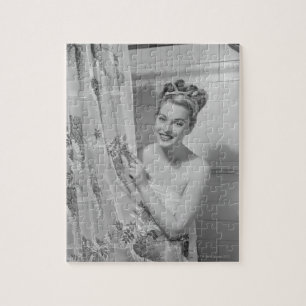 Woman Wrapped Up Jigsaw Puzzle