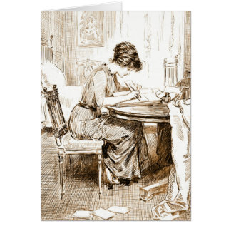 Woman Writing Letters 1911