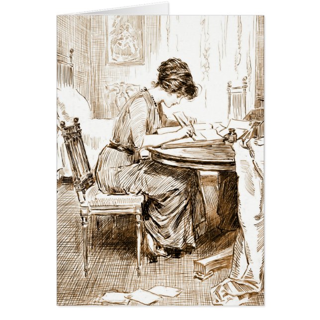 Woman Writing Letters 1911 (Front)