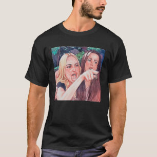 Woman yelling at table dinner cat meme dank meme T-Shirt