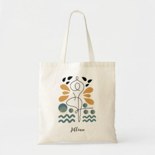 Woman Yoga Pose/ Abstract Personalised Tote Bag