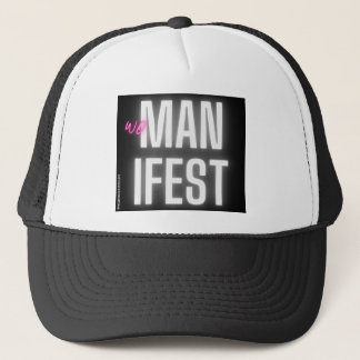 WOmanifest Black Trucker Hat