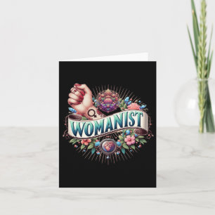 Womanist Sticker  Card