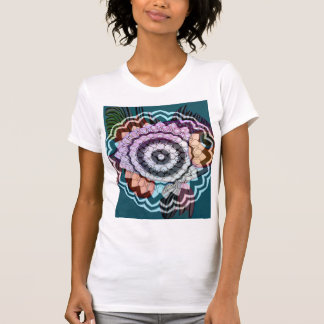 womans abstract shirt