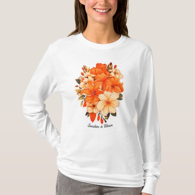 Woman's Basic Long Sleeve T-Shirt  (Front)