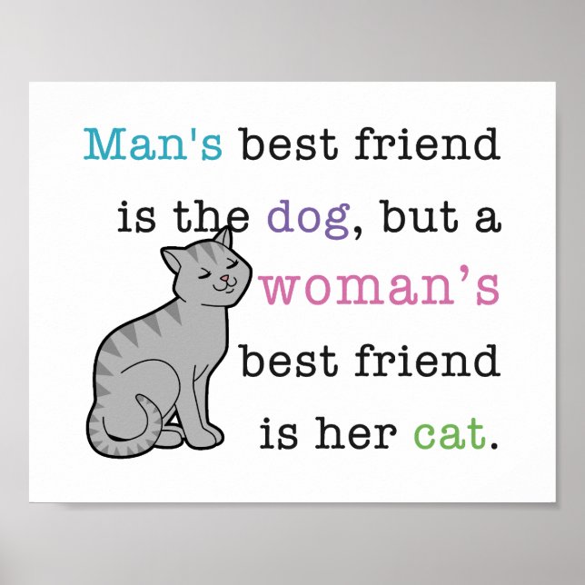 Woman's Best Friend - Her Cat poster (Front)