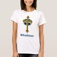 Womans Christian t-shirts Shalom