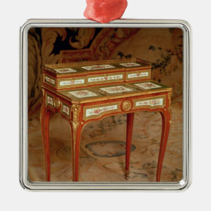 Woman's desk with panels of Sevres porcelain Metal Tree Decoration