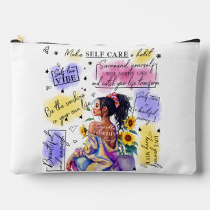 Woman's Empowerment Inspire Positive Affirmation Accessory Pouch