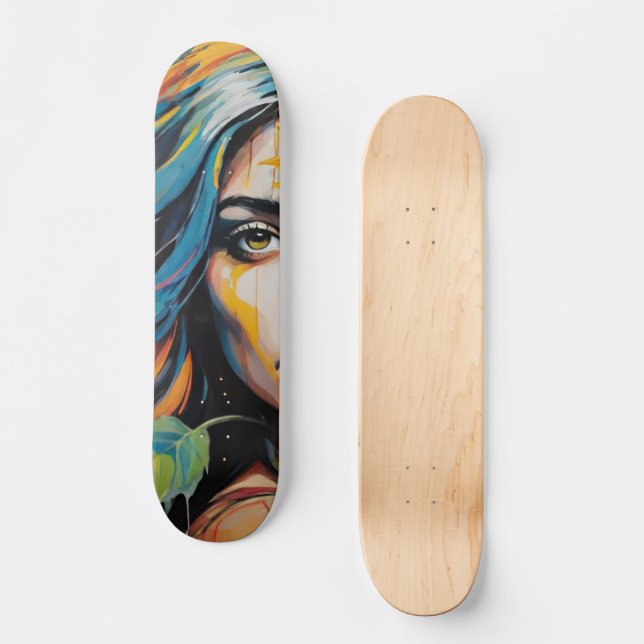 Woman's Eye Skateboard (Front)