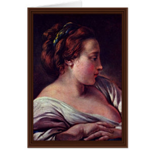 Woman'S Head By François Boucher