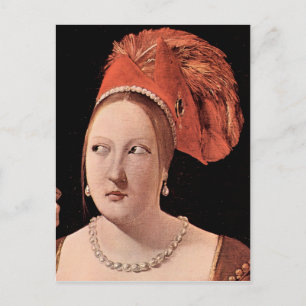 Woman's head by Georges de La Tour Postcard