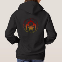 Woman's hoodie with seven deadly sins