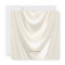 Womans Ivory and Gold Birthday Party Glamour Satin