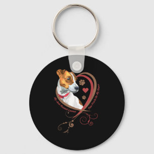 Womans Jack Russell Terrier Shirt Parson Russell T Key Ring