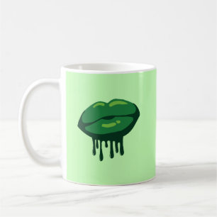 Woman's Lips St. Patrick's Day Design-66678 Coffee Mug
