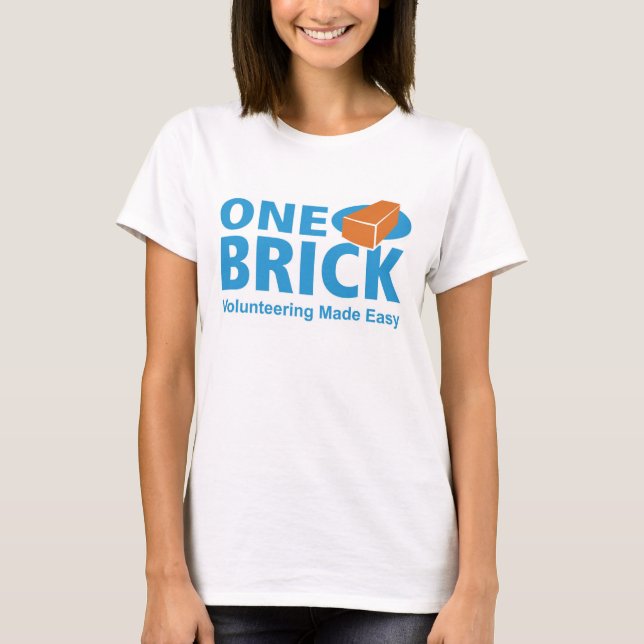 Woman's One Brick Logo Tee (Front)