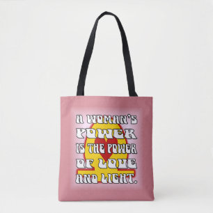 Woman's Power Tote Bag