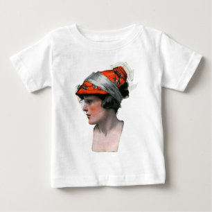 Woman's Profile Baby T-Shirt