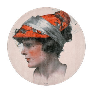 Woman's Profile Cutting Board