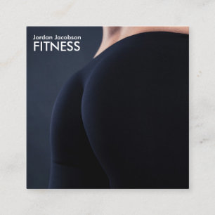 Woman's Rear Fitness Business Cards