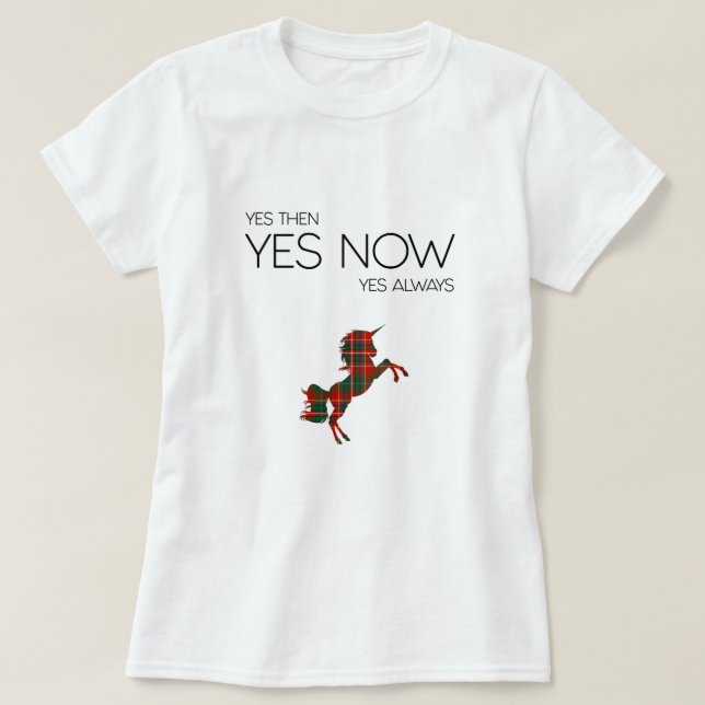 WOMANS T-SHIRT "YES THEN... (Design Front)