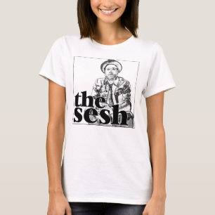 Woman's "Todd Kessler in The Sesh" White Tee