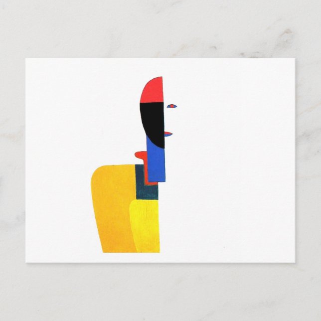 Woman's Torso Abstract Art Postcard (Front)