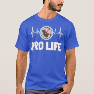 Womb Heartbeat ProLife AntiAbortion T-Shirt