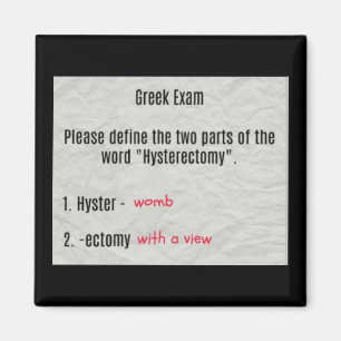 Womb With A View Hysterectomy Magnet