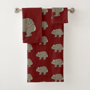 Wombat Bath Towel Set