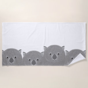 Wombat Beach Towel