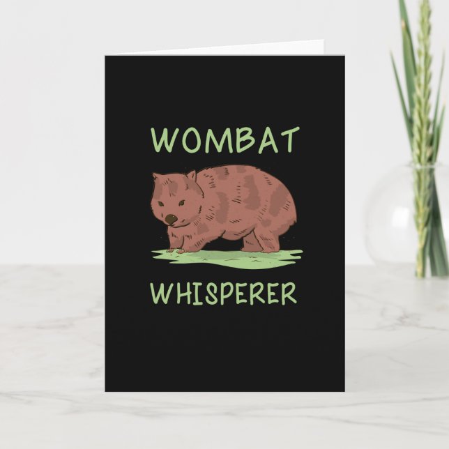 Wombat Card (Front)