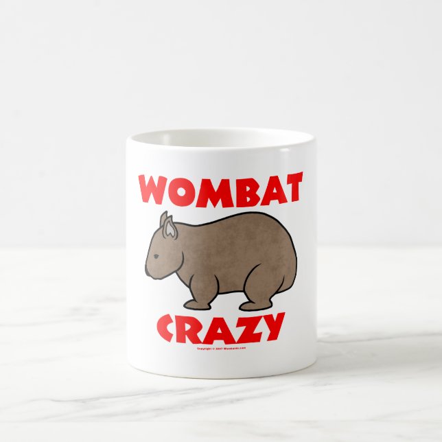 Wombat Crazy Coffee Mug (Center)