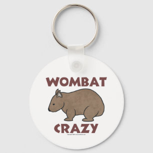 Wombat Crazy III Key Ring