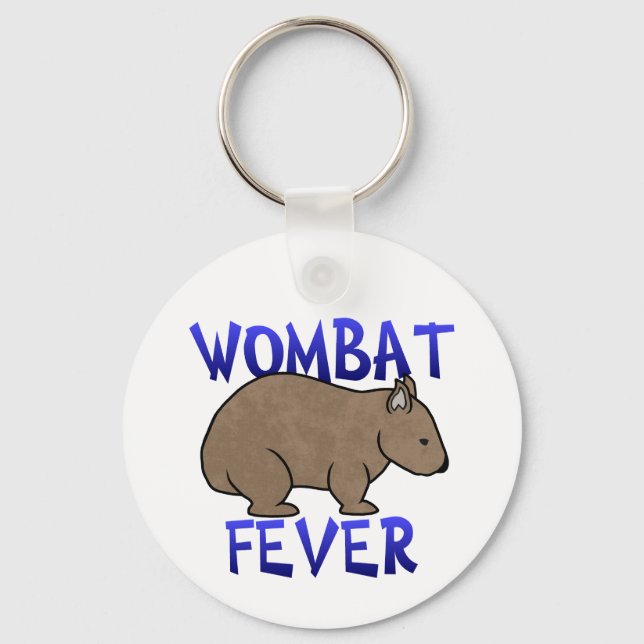 Wombat Fever II Key Ring (Front)