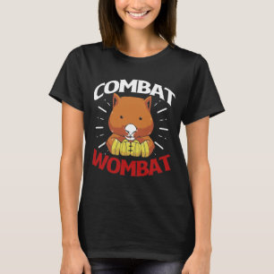 Wombat Funny Marsupial Wombat Combat Australia T-Shirt