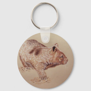 Wombat Key Ring