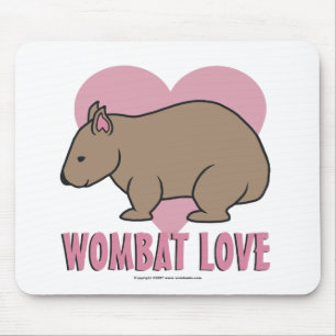 Wombat Love II Mouse Pad