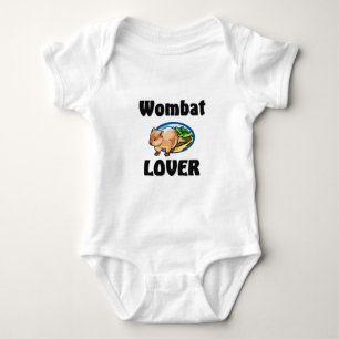 Wombat Lover Baby Bodysuit