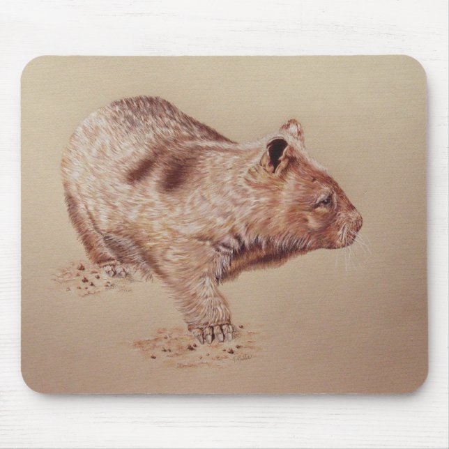 Wombat Mouse Pad (Front)