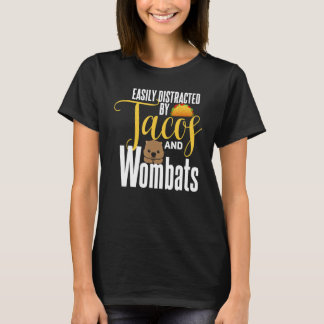 Wombat Shirt Funny Taco Lover Cute Tacos Wombat Lo