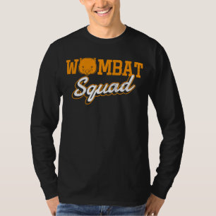 Wombat Squad Cute Rodent Wombat Nature Animal T-Shirt