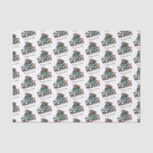 Wombat Thank You Coach Gift Sports Trainer Artwork Tissue Paper